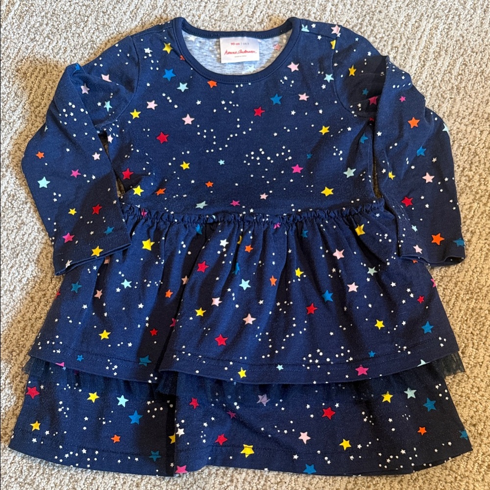 Hanna Andersson Navy Starry Dress